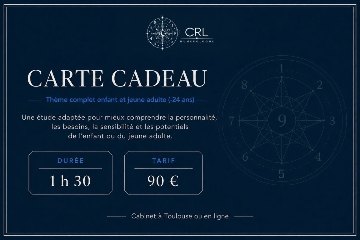 Carte cadeau thème enfant